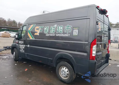 2021 Ram Promaster 3500 High Roof 136 Wb from USA, damaged, VIN 3C6MRVXGXME582314